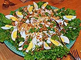 Winged Bean Salad (substituting snow peas)