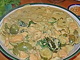 Home-Made Green Curry with Fish and Shrimp Dumplings