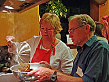 Straining flavorful duck
