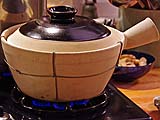 Cooking with stock over medium flame
