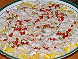 Spicy Vermicelli Salad w/Pineapple, Ginger, Coconut- Lime Sauce