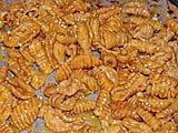 Glazed Peppery Crispy Shells