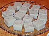 Young Coconut Agar Jelly, chilled and set