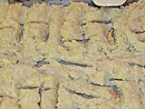 Sticky rice plump with coconut sauce