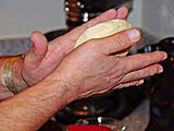 Shaping Pupusas