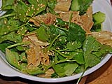 Rolled Bean Curd with Cucumber (cold plate)